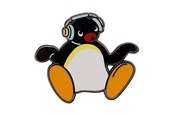 Merchandise - FaNaTtik - Pingu - Limited Edition Headphones Pin Badge - Speld / Badge - M-PGU01