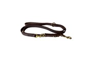 Honden - Timely TEXAS Dressuurlijn Donkerbruin 20 mm. / 220 cm. - 5907784875198