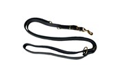 Honden - Timely TEXAS Dressuurlijn Zwart 20 mm. / 220 cm. - 5907784875235