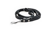Honden - Timely PRAG Dressuurlijn Zwart 20 mm. / 220 cm. - 5907784877468