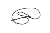 Honden - Timely PARIS Retrieverlijn Zwart 6 mm. 120 cm. chroom m/stop - 5907784918536