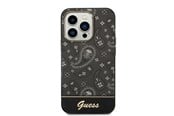 Mobiel - Covers & Cases - GUESS Bandana Paisley iPhone 14 Pro 6.1" Case - Black - 3666339064020
