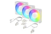 Case Fan - Arctic BioniX P12 A-RGB - 3pack - Case ventilator - 120mm - Wit met RGB-licht - ACFAN00338A