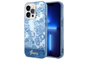 Mobiel - Covers & Cases - GUESS GUHCP14LHGPLHB iPhone 14 Pro 6.1" blue/blue hardcase Porcelain Collection - 3666339064341