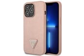 Mobiel - Covers & Cases - GUESS GUHCP14LPSATLP iPhone 14 Pro 6.1 "pink / pink hardcase SaffianoTriangle Logo - 3666339065508