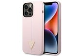 Mobiel - Covers & Cases - GUESS Silicone Triangle iPhone 14 Pro 6.1" Case - Purple - 3666339065980