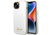 Mobiel - Covers & Cases - GUESS GUHCP14MHGCRHS iPhone 14 Plus 6.7 "silver / silver hardcase Croco Collection - 3666339083090