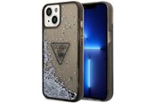 Mobiel - Covers & Cases - GUESS GUHCP14MLFCTPK iPhone 14 Plus 6.7" black/black hardcase Liquid Glitter Palm Collection - 3666339064655