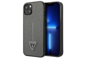 Mobiel - Covers & Cases - GUESS GUHCP14MPSATLG iPhone 14 Plus 6.7 "silver / silver hardcase SaffianoTriangle Logo - 3666339065454