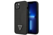 Mobiel - Covers & Cases - GUESS GUHCP14MPSATLK iPhone 14 Plus 6.7 "black / black hardcase SaffianoTriangle Logo - 3666339065379