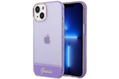 Mobiel - Covers & Cases - GUESS Translucent iPhone 14 6.1" Case - Purple - 3666339088262