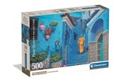 Puzzels - Clementoni Puzzle HQC Blue Street of Chefchaouen 2026 - Compact 500 pieces 2D Puzzels - 35621