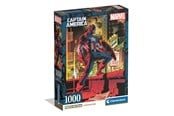 Puzzels - Clementoni Puzzle HQC Marvel Captain America 1000 pieces 2D Puzzels - 37049