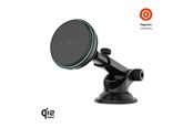 Mobiel - Adapters & Opladers - FIXED MagCool2 25W Windshield Car Mount Charger with Cooling - Black - FIXMCO2-XL-BK