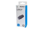 Beelscherm- en tv-kabel - Deltaco aerial coupler - R00150029
