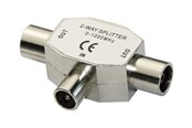 Kabelgoot, Kabelhoes & Kabelbinders - Deltaco - splitter for radio - 2-way fully shielded - R00150040