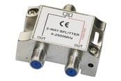 Kabelgoot, Kabelhoes & Kabelbinders - Deltaco - splitter - 2-way F-connectors DC pass Class A - R00150041