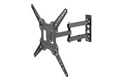 Muurbevestigingen, AV-bevestigingen & AV-meubels - Deltaco Office ARM-0255 mounting kit - full-motion - for LCD display - tilt swivel 30 kg - black - Max 30 kg - recommended for 55" - ARM-0255-B