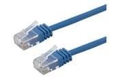 Netwerk - kabel - Deltaco patch cable - 50 cm - blue - Blauw - TP-605B-SLIM
