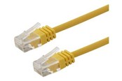 Netwerk - kabel - Deltaco patch cable - 1.5 m - yellow - Geel - TP-6105Y-SLIM