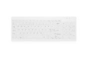 Toetsenbord - Contour Active Key QuickClean AK-C7012F - keyboard - medical hygienic design fully sealed compact - QWERTY - Pan Nordic - white Input Device - Toetsenbord - Noords - Wit - AK-C7012F-FUS-W/NOR