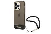 Mobiel - Covers & Cases - GUESS GUHCP14XHGCOHK iPhone 14 Pro Max 6.7 "black / black hardcase Translucent Pearl Strap - 3666339064198