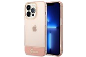 Mobiel - Covers & Cases - GUESS Translucent iPhone 14 Pro Max 6.7" Case - Pink - 3666339088378