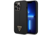 Mobiel - Covers & Cases - GUESS GUHCP14XSLTGK iPhone 14 Pro Max 6.7" black/black hardcase Silicone Triangle - 3666339065874
