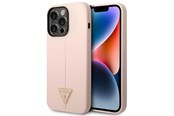 Mobiel - Covers & Cases - GUESS GUHCP14XSLTGP iPhone 14 Pro Max 6.7" pink/pink hardcase Silicone Triangle - 3666339065959