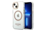Mobiel - Covers & Cases - GUESS GUHMP13MHTRMD iPhone 13 6.1 "gold / gold hard case Metal Outline Magsafe - 3666339057145