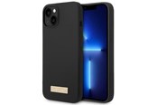 Mobiel - Covers & Cases - GUESS GUHMP14MSBPLK iPhone 14 Plus 6.7" black/black hard case Silicone Logo Plate MagSafe - 3666339070236