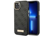 Mobiel - Covers & Cases - GUESS GUHMP14MU4GPRK iPhone 14 Plus 6.7 "black / black hard case 4G Logo Plate MagSafe - 3666339069872