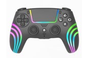 Gaming accessoires - Deep Explorer Wave - Black - Wireless Controller - Sony PlayStation 4 - PS4MANWIRLEDB