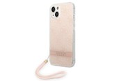 Mobiel - Covers & Cases - GUESS GUOHCP14MH4STP iPhone 14 Plus 6.7 "pink / pink hardcase 4G Print Strap - 3666339093884