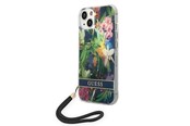 Mobiel - Covers & Cases - GUESS GUOHCP14MHFLSB iPhone 14 Plus 6.7 "blue / blue hardcase Flower Strap - 3666339093969