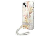 Mobiel - Covers & Cases - GUESS GUOHCP14MHFLSU iPhone 14 Plus 6.7 "purple / purple hardcase Flower Strap - 3666339093921