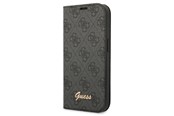 Mobiel - Covers & Cases - GUESS GUBKP14SHG4SHK iPhone 14 6.1 "black / black book 4G Vintage Gold Logo - 3666339083168