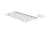 Toetsenbord - Logitech Slim Wireless Combo MK470 - Keyboard and mouse set - Spaans - Wit - 920-009199