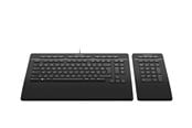 Toetsenbord - 3Dconnexion Keyboard Pro with Numpad - Toetsenbord en keypad set - Universal - Zwart - 3DX-700092