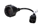 Voedingskabel (extern) - Akyga Pro Series - power extension cable - CEE 7/4 to IEC 60320 C14 - 15 cm - AK-PC-10A
