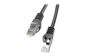 Netwerk - kabel - Lanberg patch cable - 20 m - black RAL 9004 - Zwart - PCF6-10CC-2000-BK