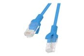 Netwerk - kabel - Lanberg patch cable - 2 m - blue RAL 5012 - Blauw - PCU5-10CC-0200-B