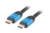 Beelscherm- en tv-kabel - Lanberg Premium HDMI cable with Ethernet - 1.8 m - CA-HDMI-20CU-0018-BL