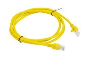 Netwerk - kabel - Lanberg patch cable - 1.5 m - yellow RAL 1028 - Geel - PCU6-10CC-0150-Y