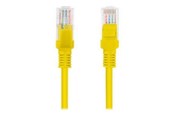 Netwerk - kabel - Lanberg patch cable - 0.5 m - yellow RAL 1028 - Geel - PCU6-10CC-0050-Y