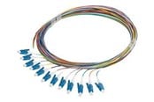 Netwerk - kabel - Lanberg pigtail - 2 m - multicolour - Zwart - FP-LCUP-SS21-1202-MC