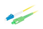 Netwerk - kabel - Lanberg patch cable - 1 m - yellow - Blauw - FO-LUSA-SS11-0010-YE