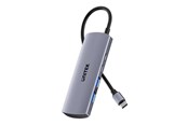 USB hub - Unitek uHUB Q4 - hub - 4-in-1 10Gbps - 4 ports USB hub - 4 - Grijs - H1112DGY01