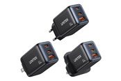 Mobiel - Adapters & Opladers - Unitek Zeno power adapter - 2 x USB-C USB - 65 watt - P1130ABK01-EU