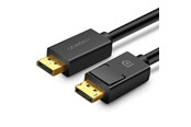 Beelscherm- en tv-kabel - UGREEN DP102 DP 1.2 / DP 1.2 4K Cable - 3m - Black - 10212